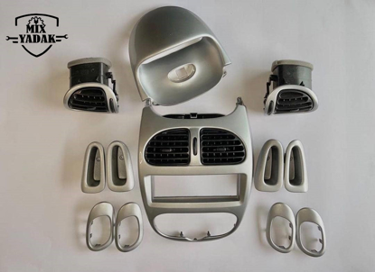 تصویر از دكوراتیو 12 تیكه نقره ای براق