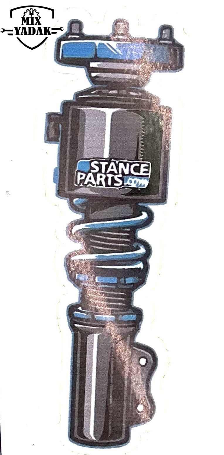 تصویر از برچسب فنر آبی طوسی STANCE PARTS B1