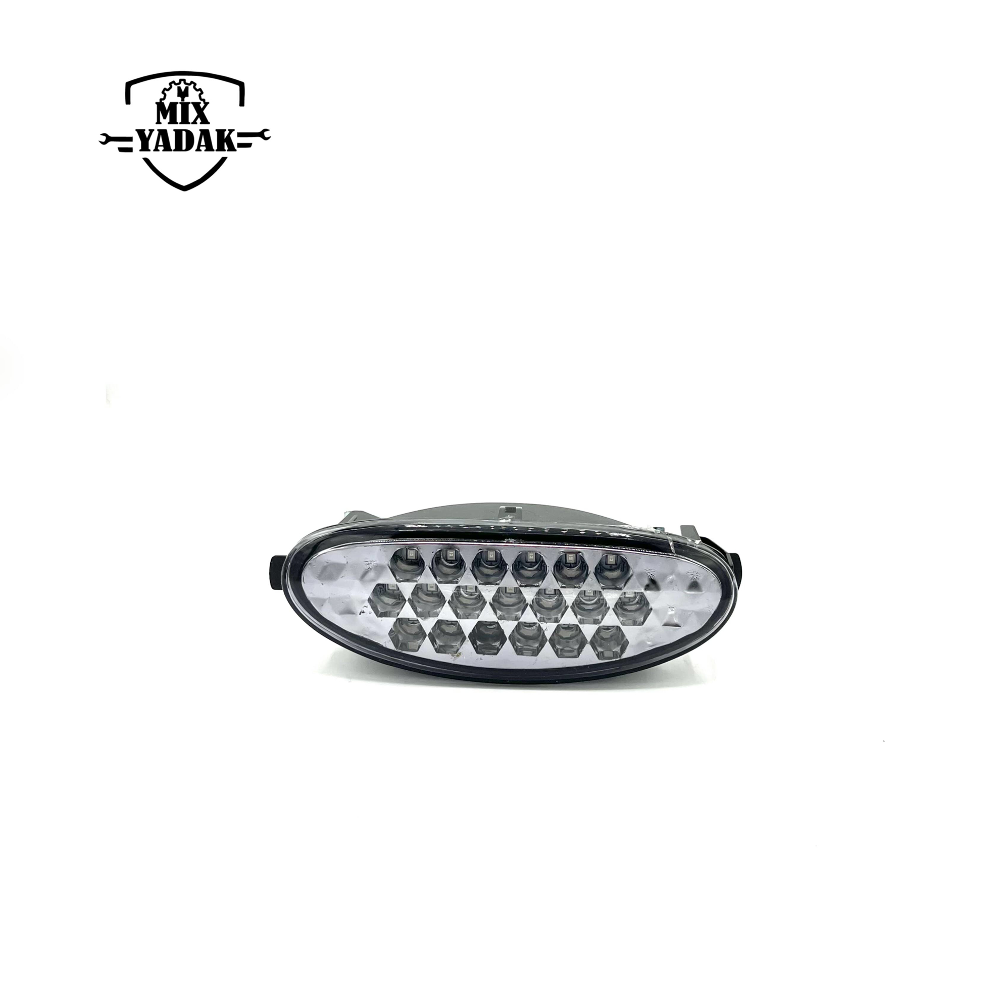 تصویر از مه شکن عقب 206 LED دار دودی